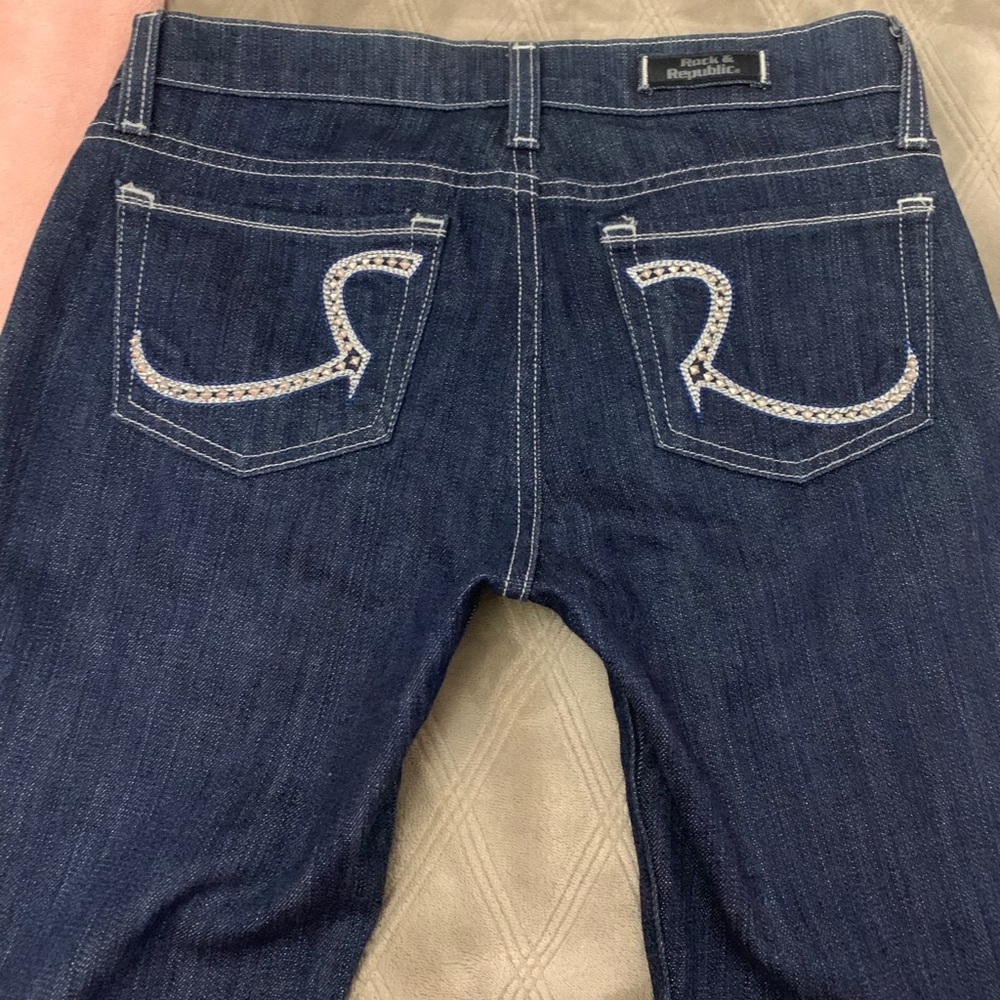 Rock & Republic low rise flare jeans